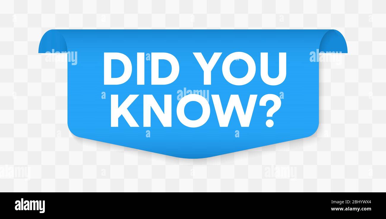 Question banner, helpful blue label, interesting fact button, tutorial