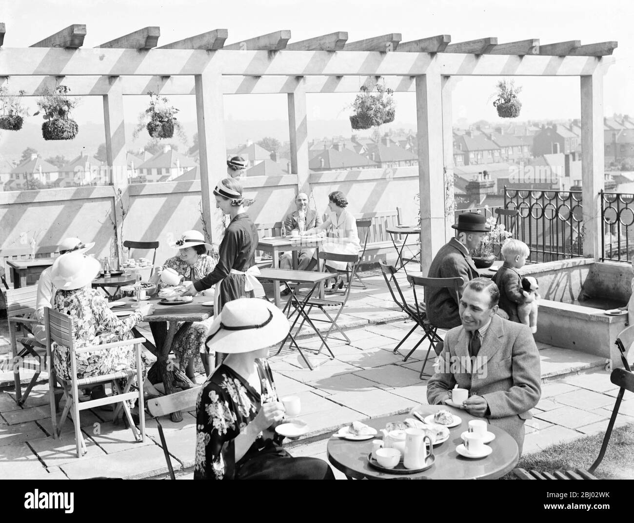 Hinds Restaurant, Eltham . - 1936 Stock Photo