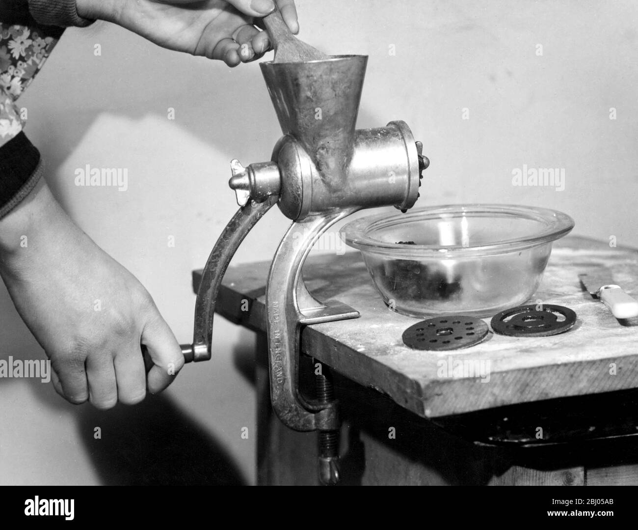 Mincer Machine Stock Photo Alamy