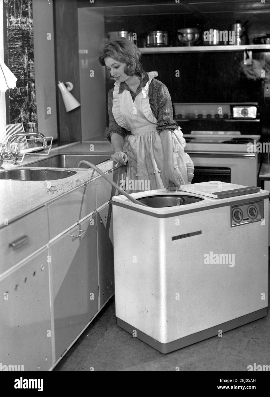 Washing machine Twin Tub 1960 Stock Photo