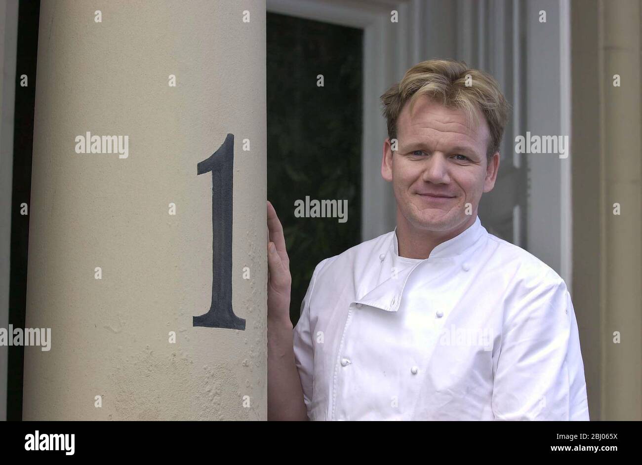 TOP SCOTTISH CHEF GORDON RAMSAY ANNOUNCED DETAILS OF HIS DEAL WITH RESIDENCE INTERNATIONAL TO RUN THE RESTAURANT AT ONE DEVONSHIRE GARDENS, GLASGOW'S EXCULSIVE HOTEL. - - Stock Photo