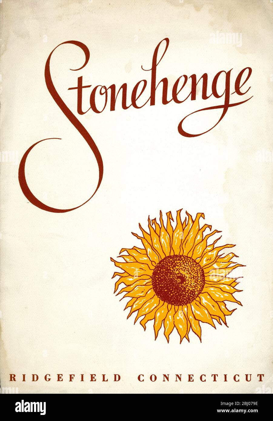 Carrier Collection of Menus Stonehenge restaurant Ridgefield