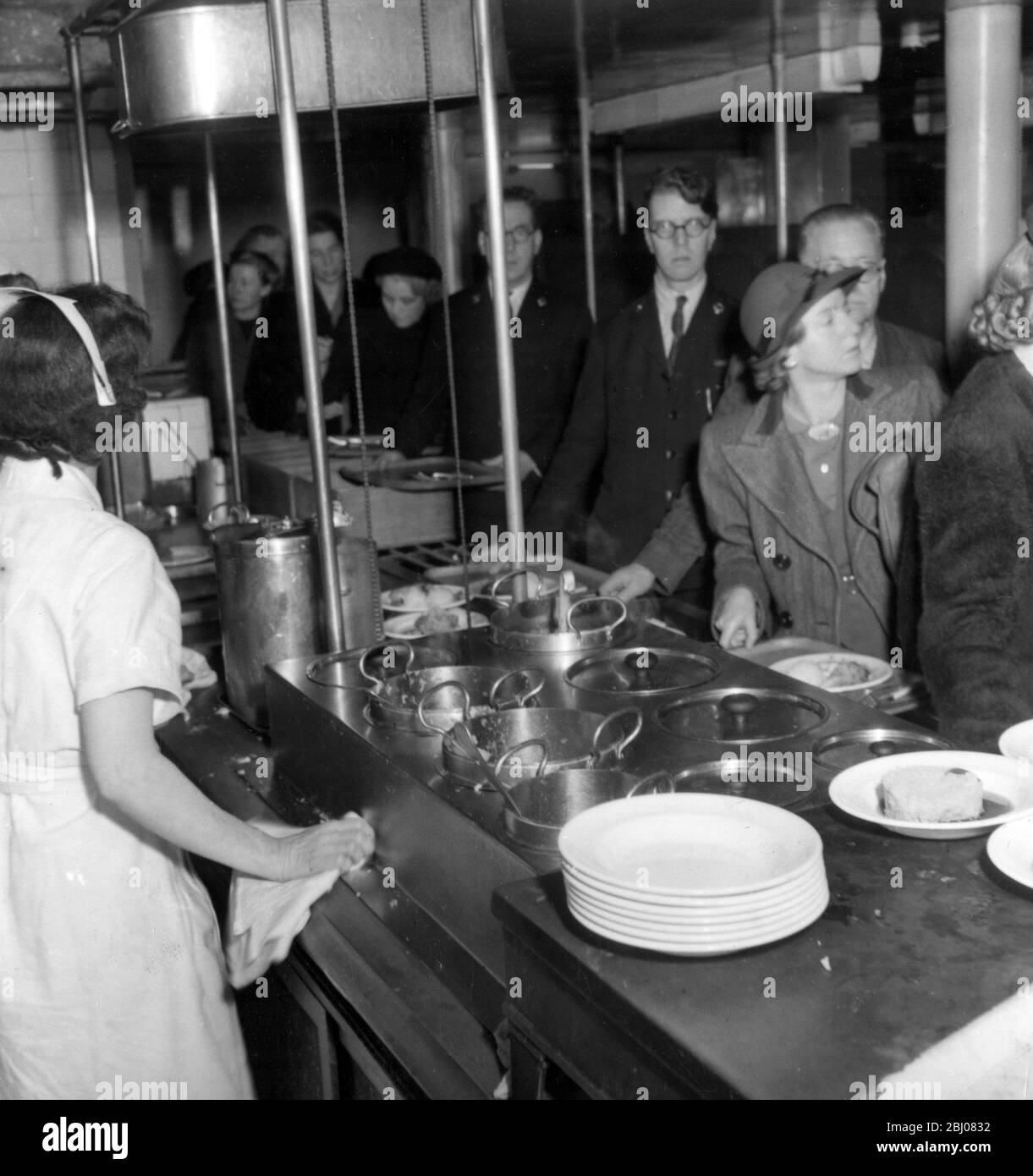 Bbc canteen Black and White Stock Photos & Images Alamy