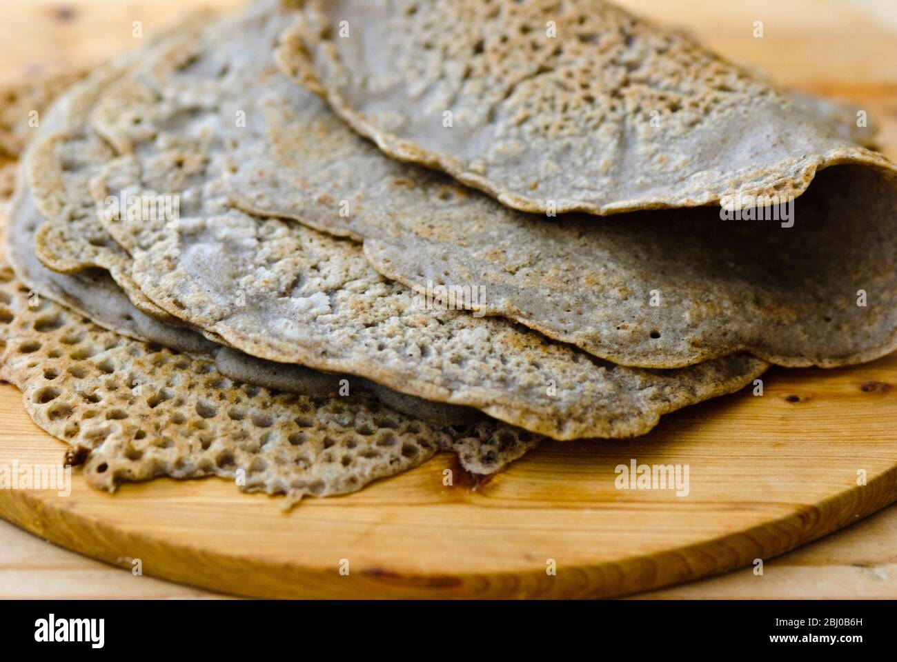 Bread wraps made of buckwheat flour, salt, olive oil and water. Gluten