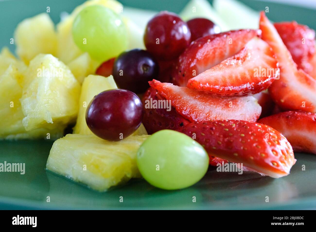 Pineapple melon fruit salad hi-res stock photography and images - Alamy