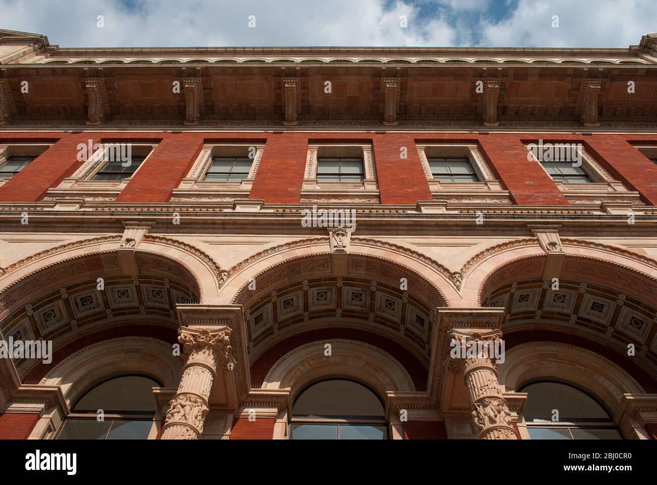 Victorian Architecture Henry Cole Wing Exhibition Road Red Brick Stone