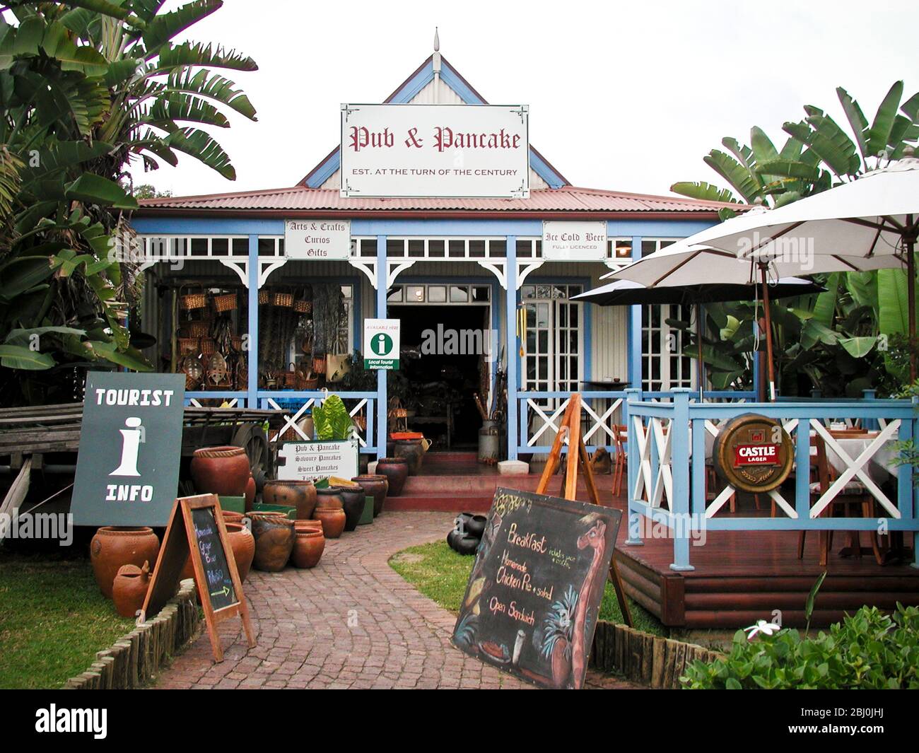 Pub and pancake restaurant at Nelspruit - Mpumalanga, South Africa - Stock Photo