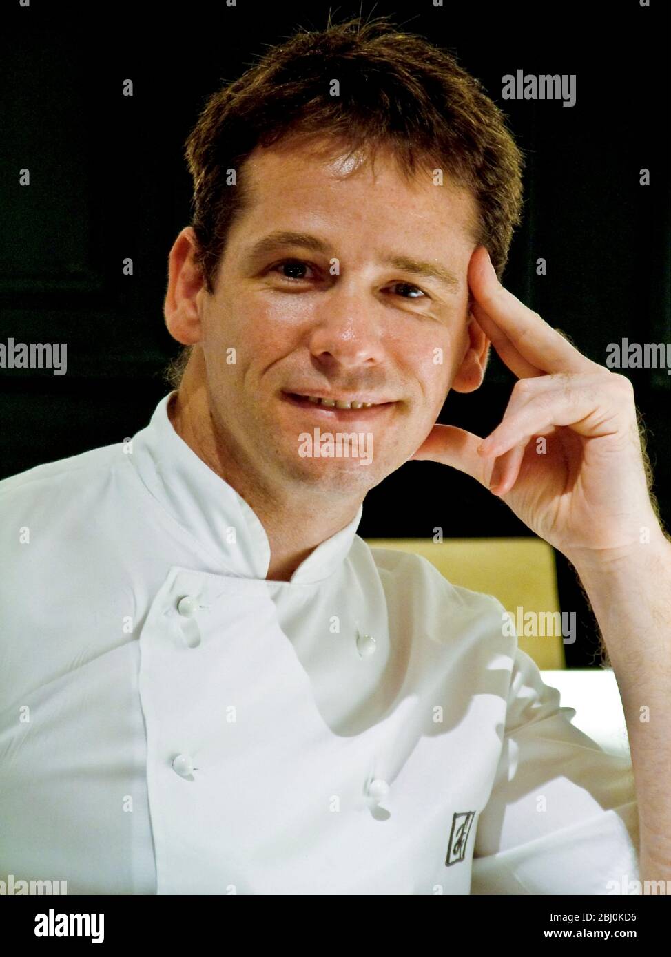 Chef Andrew Fairlie at Gleneagles hotel. - Stock Photo