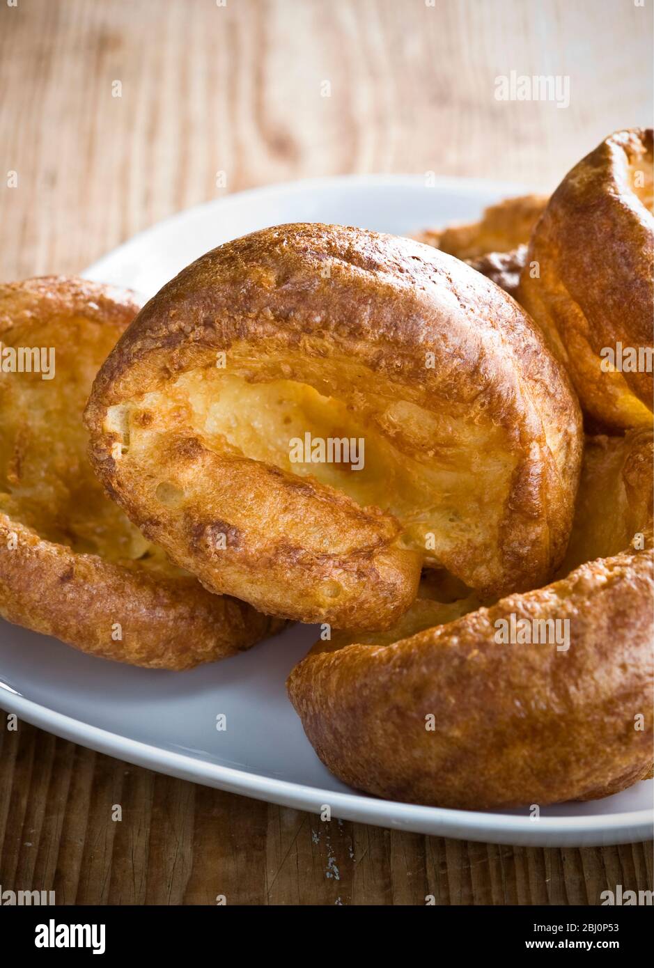 Individual batter puddings Yorkshire puddings Stock Photo Alamy