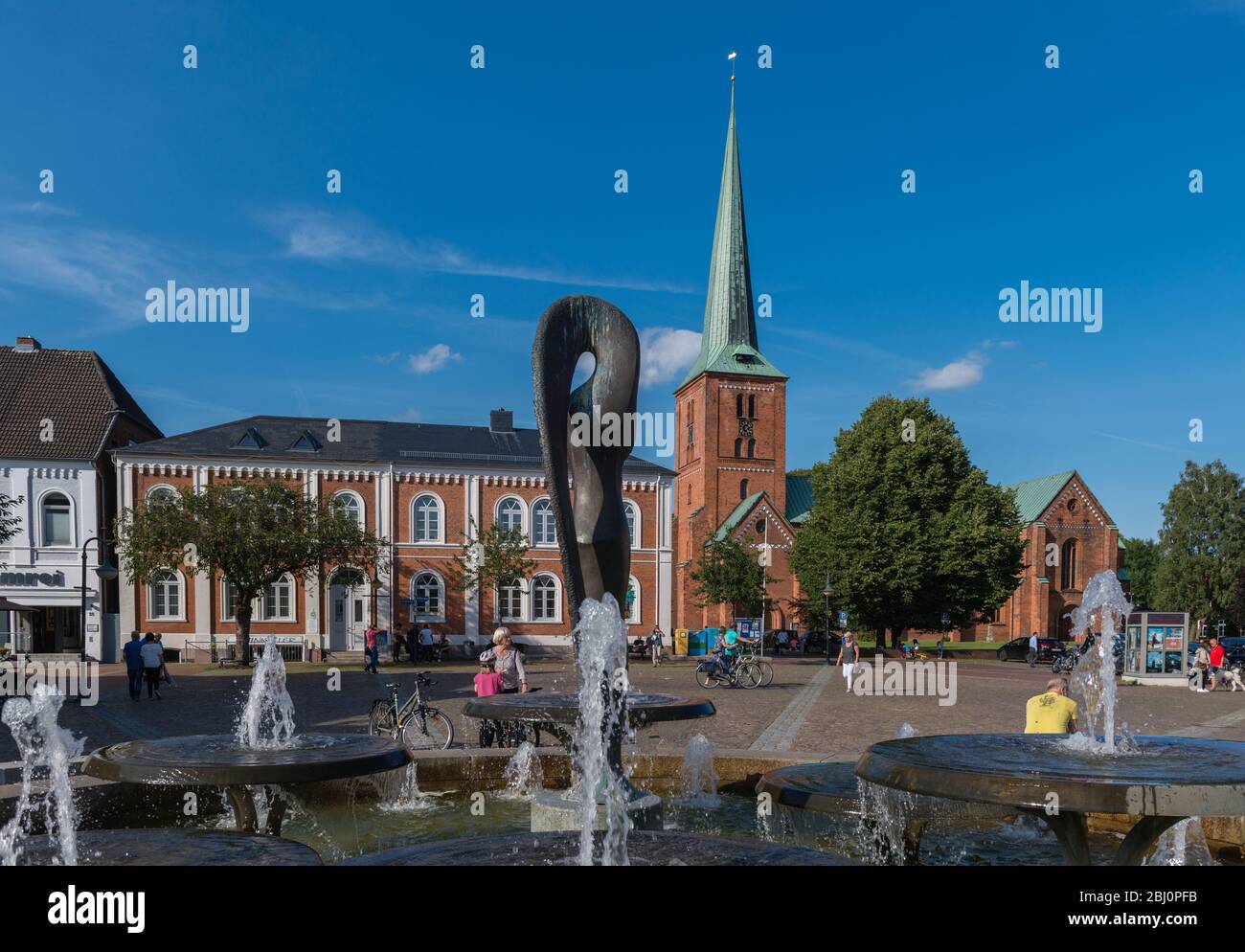 Church Evangelisch-lutherische Marienkirche, Bad Segeberg, Kreis Segeberg, Schleswig-Holstein, North Germany, Central Europe Stock Photo