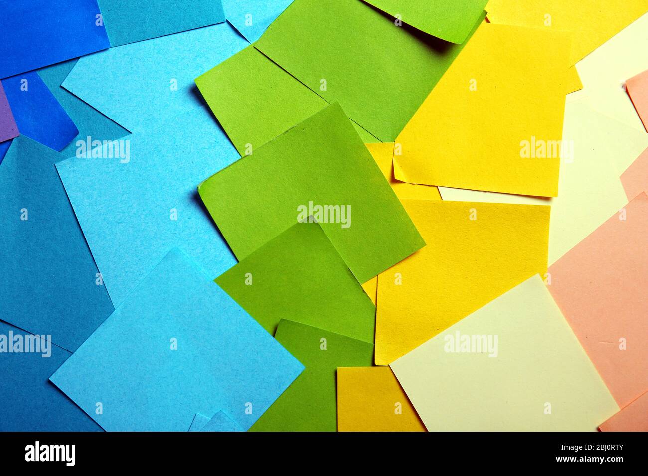 Colorful paper stickers Stock Photo