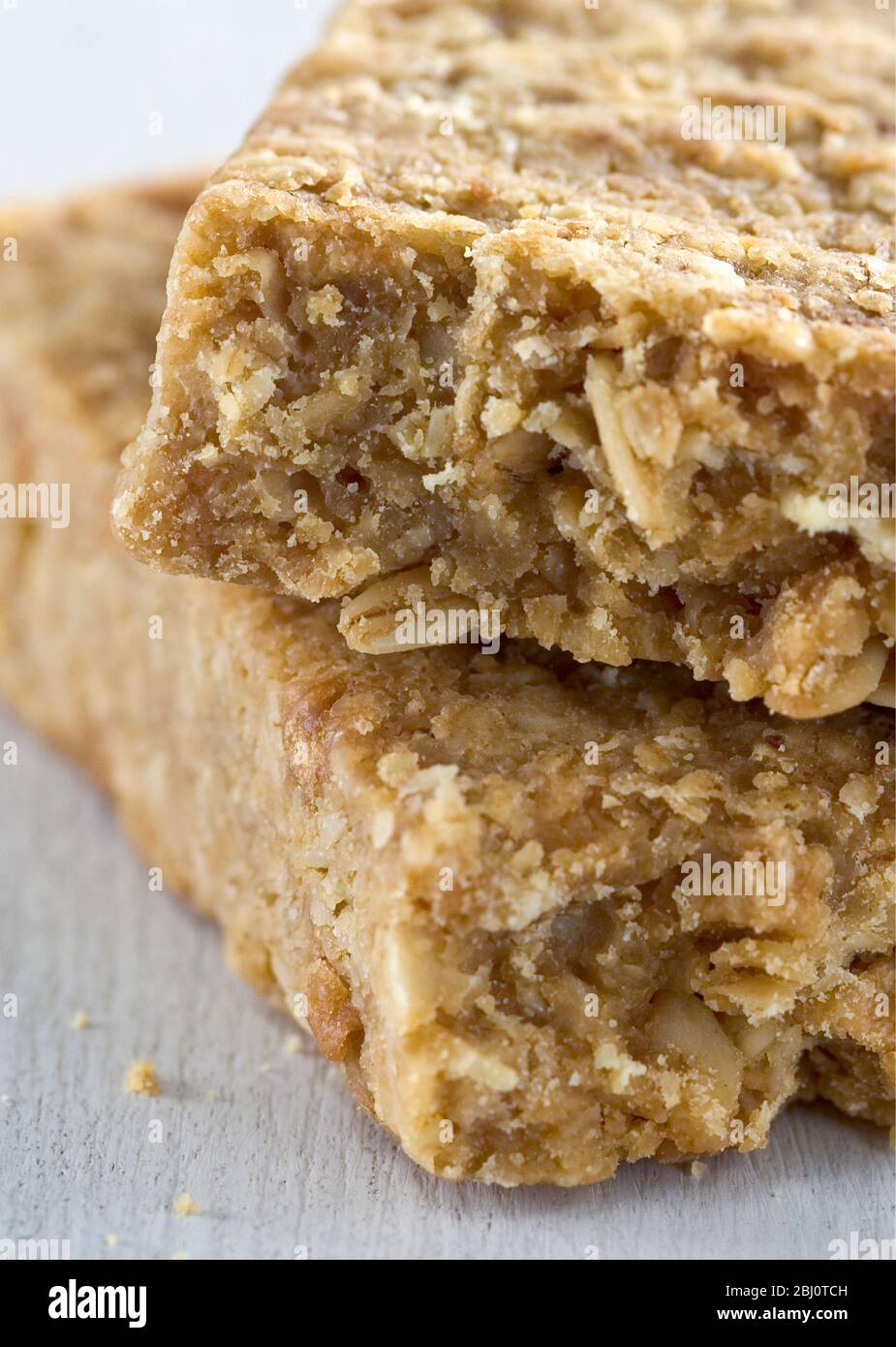 Cereal bar as breakfast substitute - Stock Photo