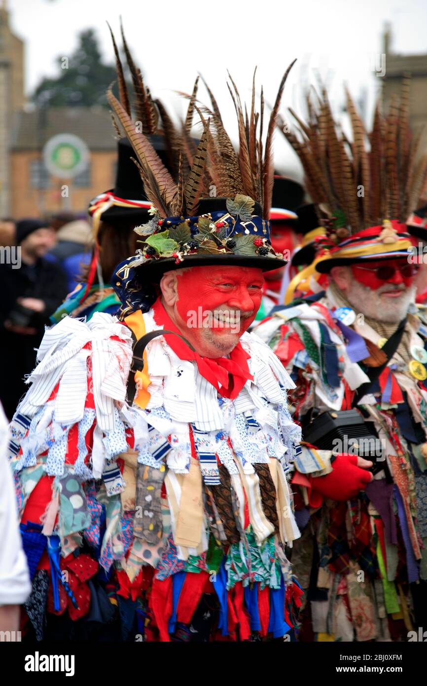 The Red Leicester Morris dancers, Whittlesey Straw Bear Festival