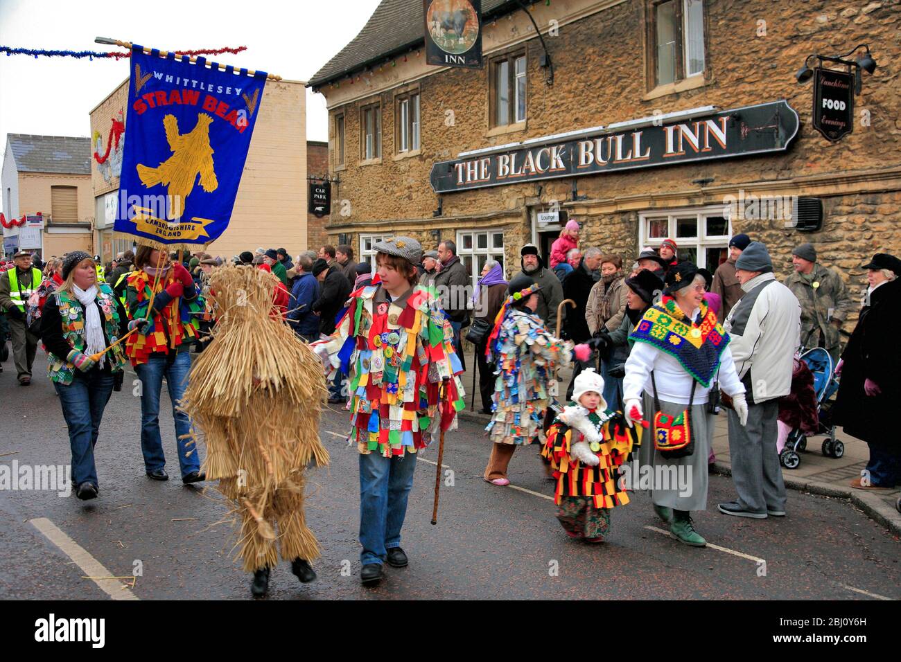 The Whittlesey Straw Bear Festival, Whittlesey town, Cambridgeshire