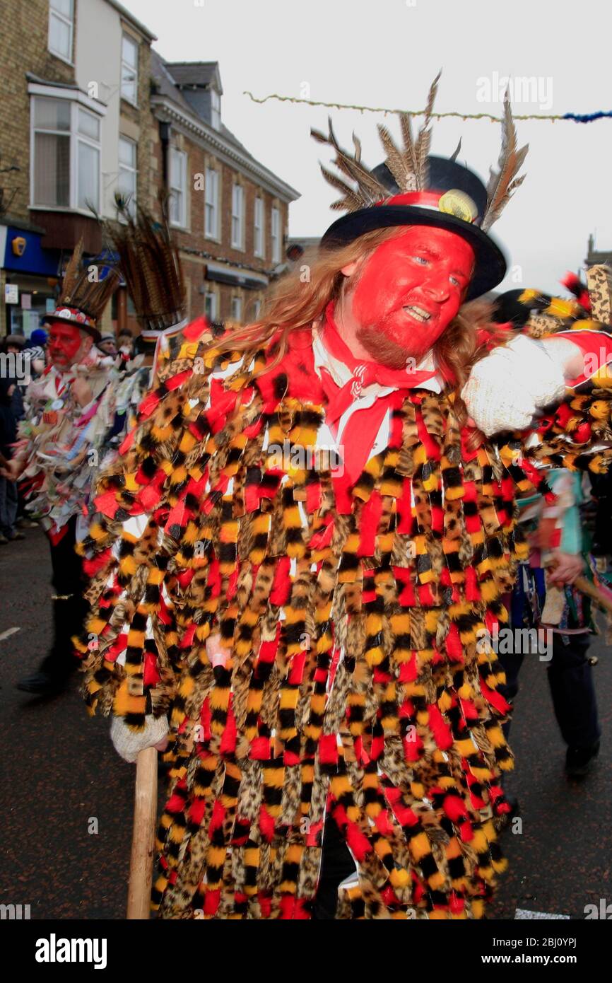 The Red Leicester Morris dancers, Whittlesey Straw Bear Festival
