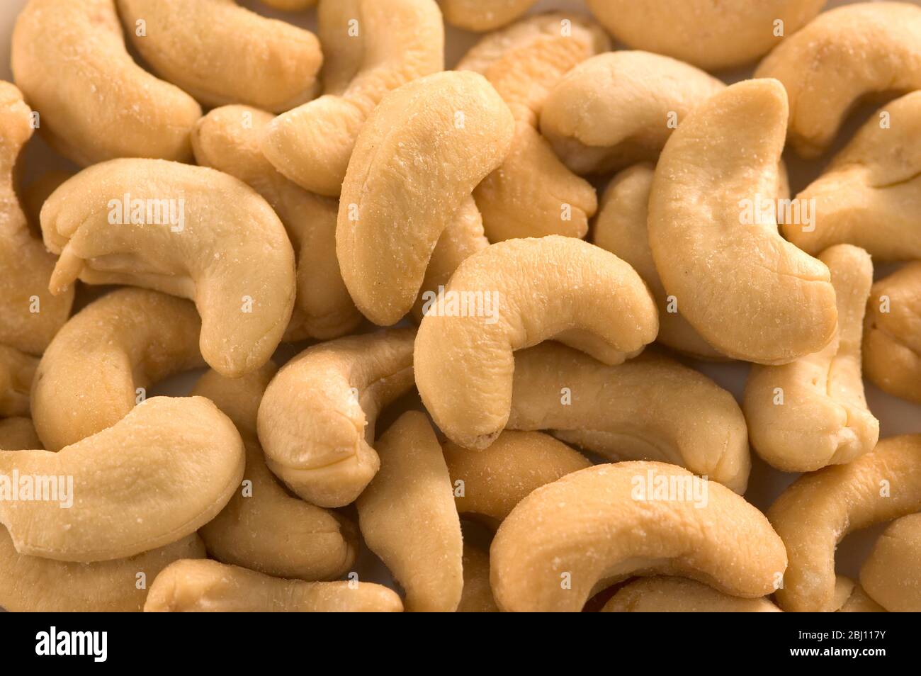 Close up of cashew nuts - Stock Photo