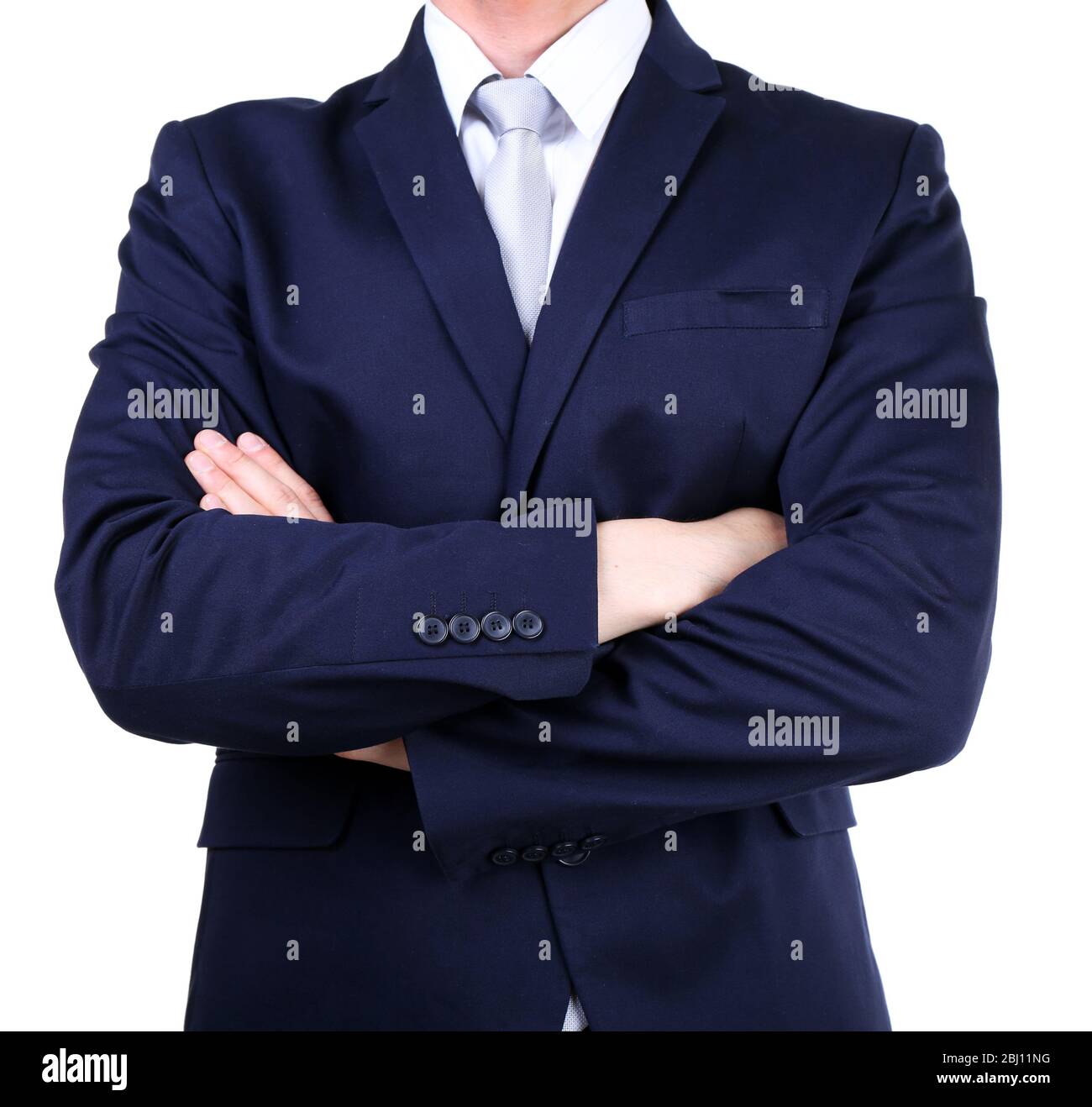 Elegant man in suit isolated on white Stock Photo - Alamy