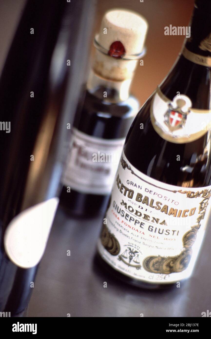 Balsamic vinegar - Stock Photo