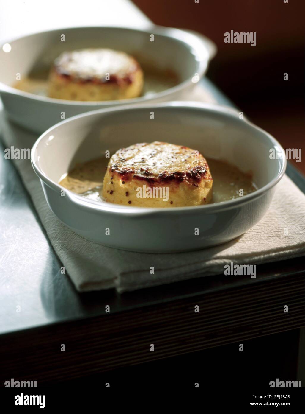 Twice baked souffles - Stock Photo
