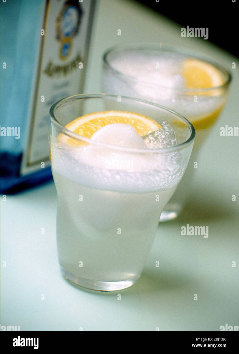 Bombay gin fizz - Stock Photo
