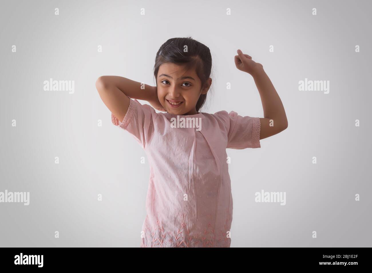 portrait of a girl feeling sleepy Stock Photo