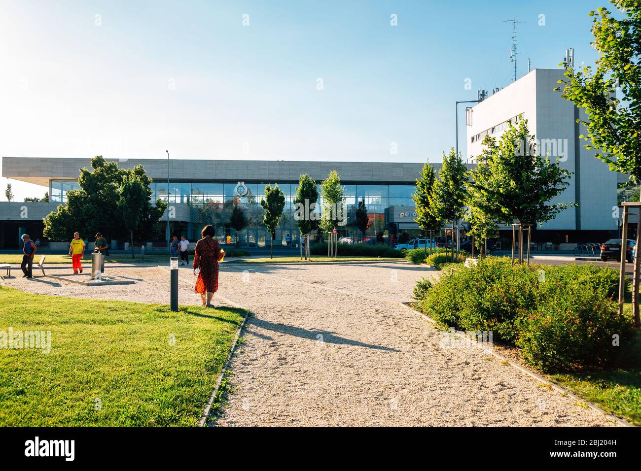balatonfured-hungary-june-28-2019-balatonfured-railway-station