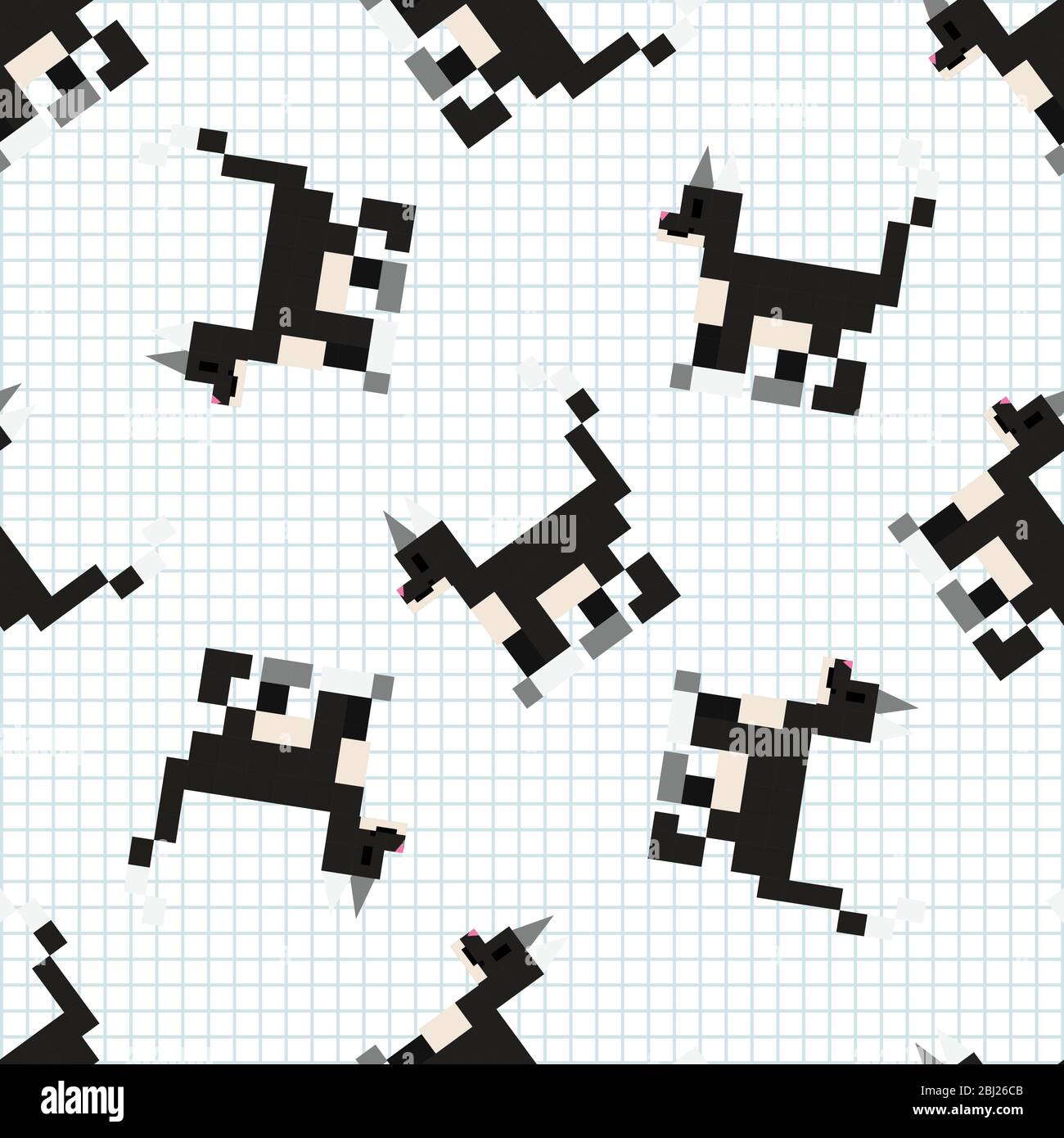 Cat Pixel Pattern