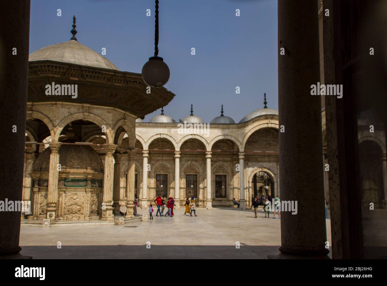 Inside the Citadel of Cairo or Citadel of Saladin Stock Photo - Alamy