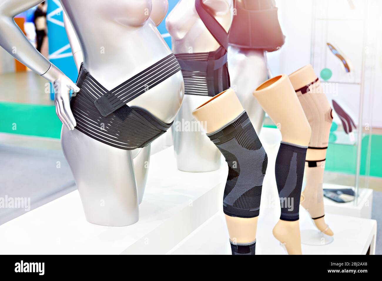 Female compression bandages on exhibition store Stock Photo Alamy
