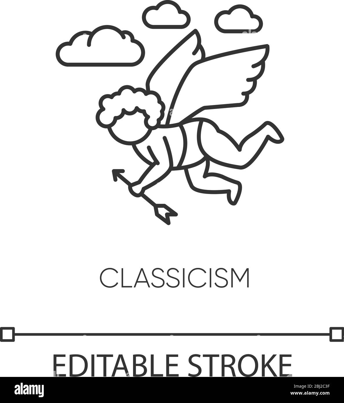 Classicism pixel perfect linear icon Stock Vector Image & Art - Alamy