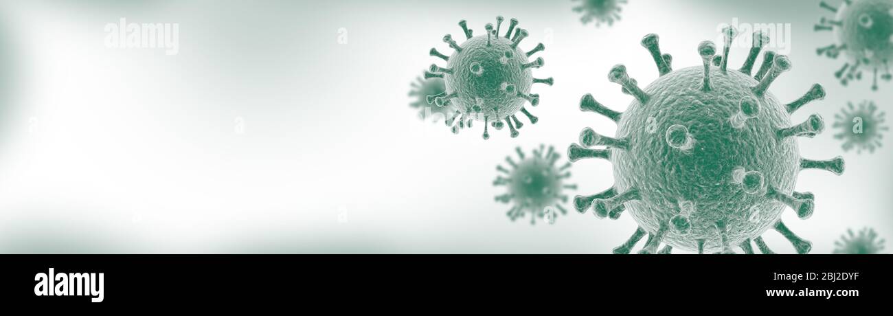 Coronavirus COVID-19 pandemic concept background Stock Photo