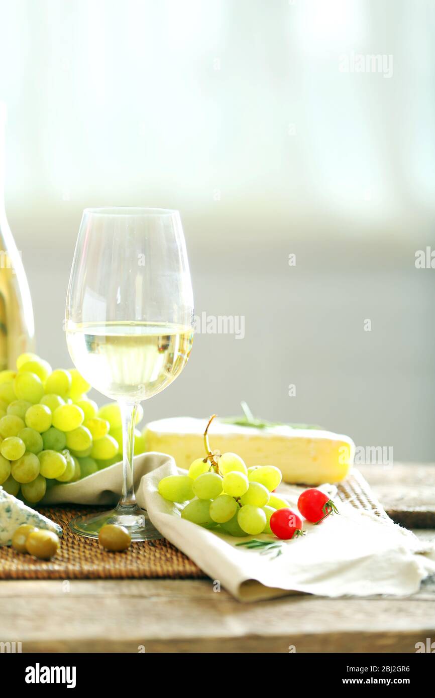 Still life with various types of Italian food and wine Stock Photo - Alamy