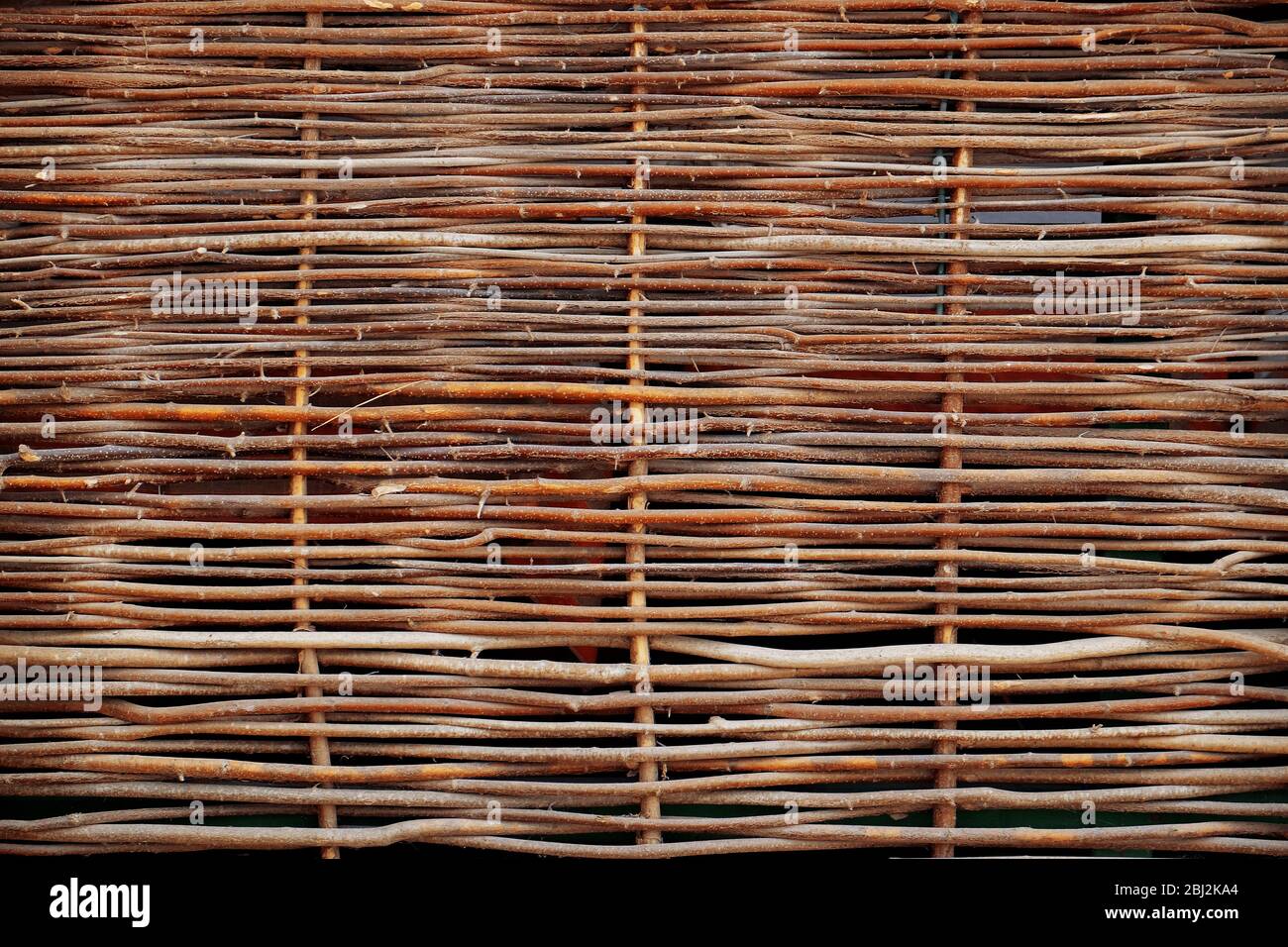 Brown wattled background Stock Photo