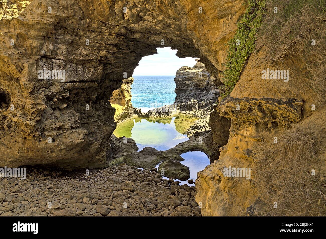 The Grotto at the Great Ocean Road Stock Photo