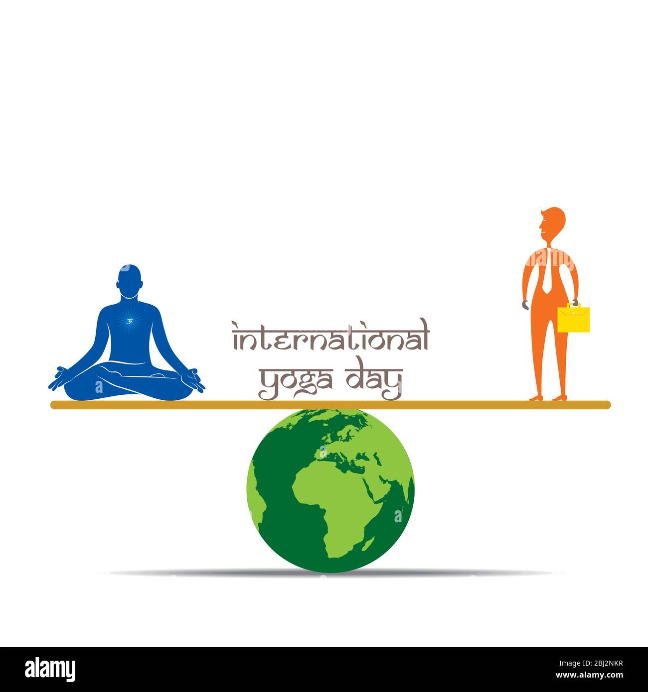 India work life balance Stock Vector Images - Alamy
