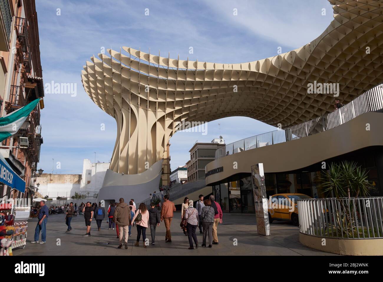 The Metropol Parasol, Plaza de la Encarnación, Seville, Spain. Stock Photo