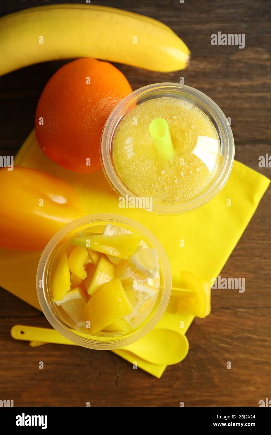 Gourmet Go Plastic Cup Iced Tea Stock Photo 1783233