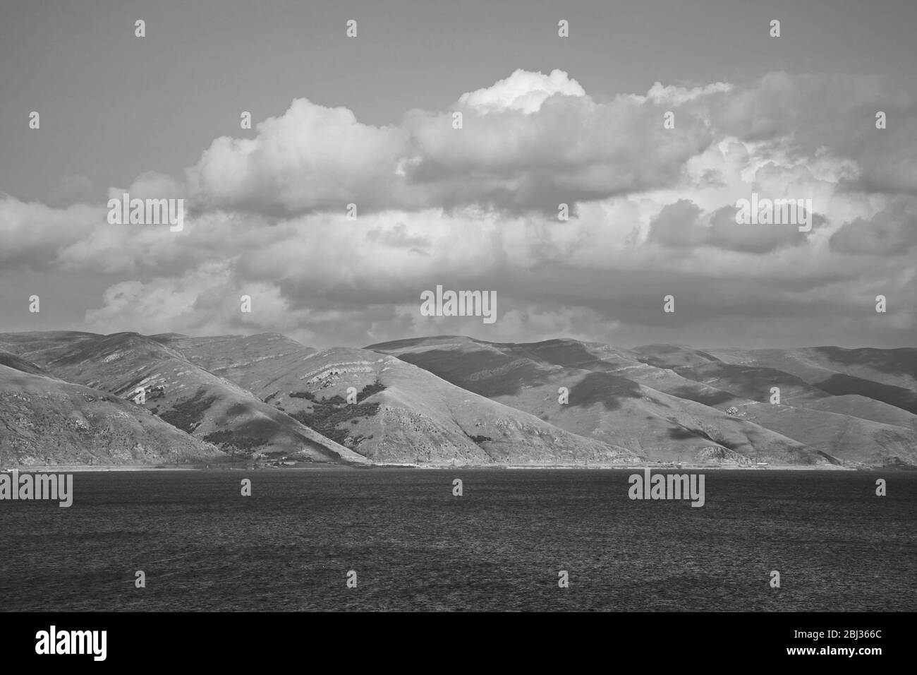 View of Lake Sevan. Armenia Stock Photo