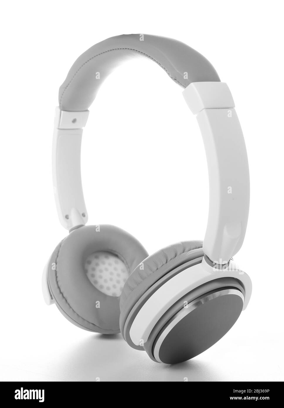 Gadget headphones Black and White Stock Photos & Images - Alamy