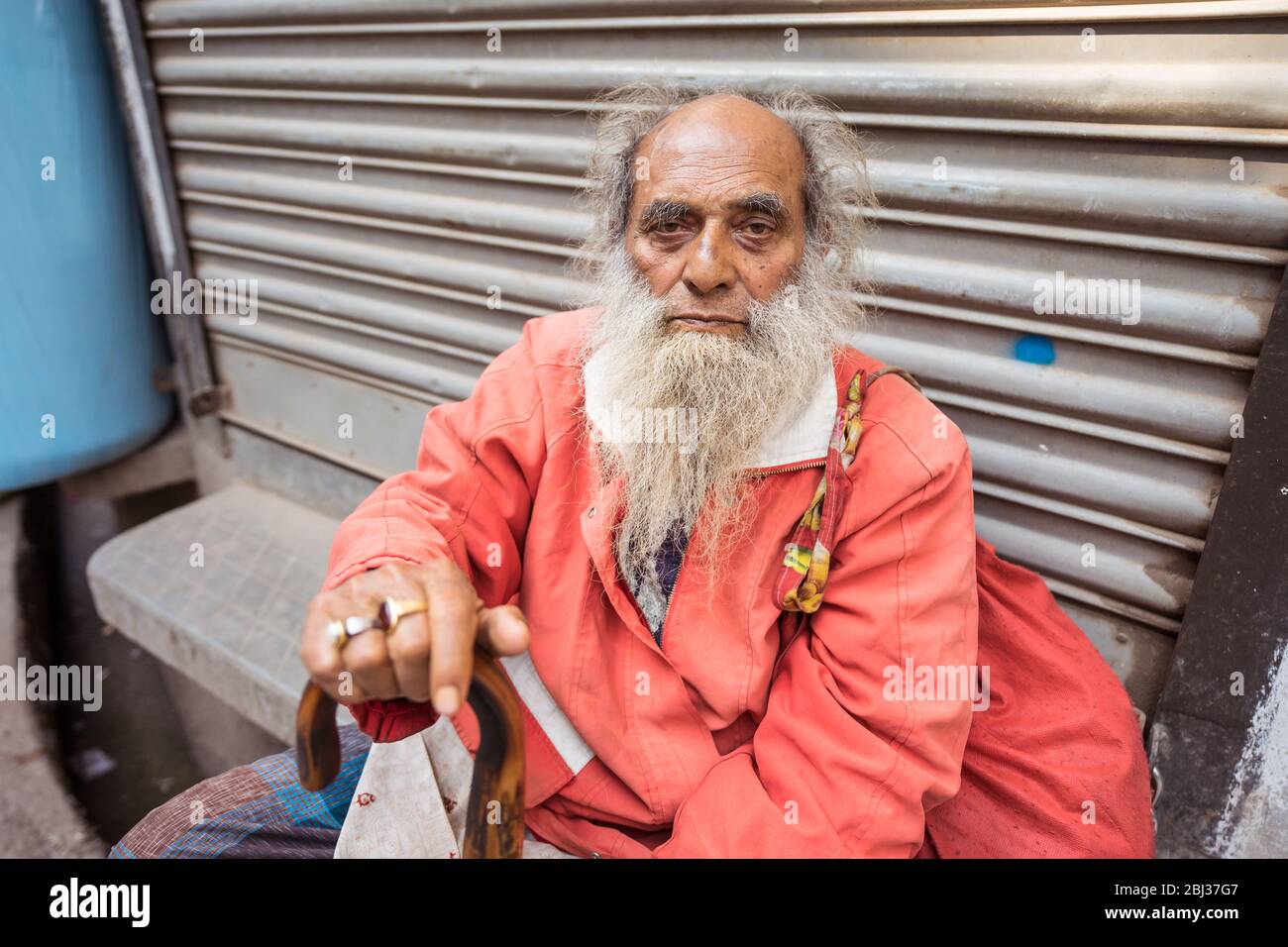 Dhaka / Bangladesh January 14, 2019 Portrait of Bengali man with