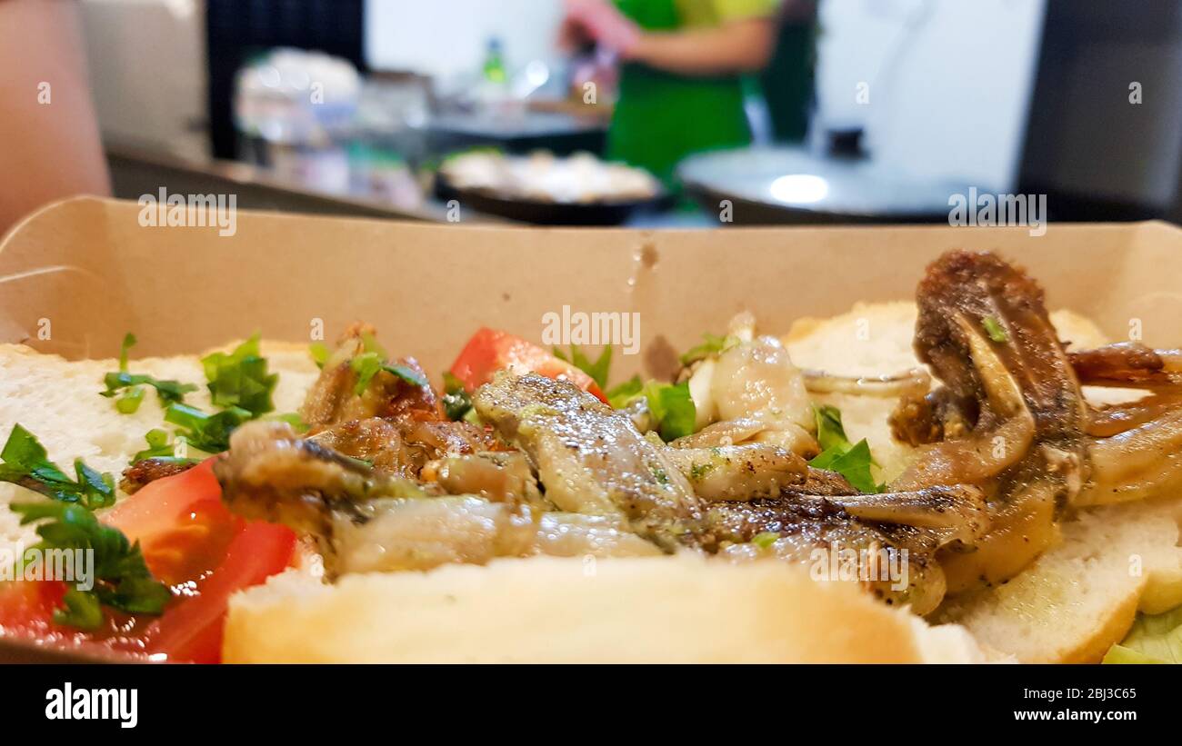 Grilled Frog High Resolution Stock Photography And Images Alamy