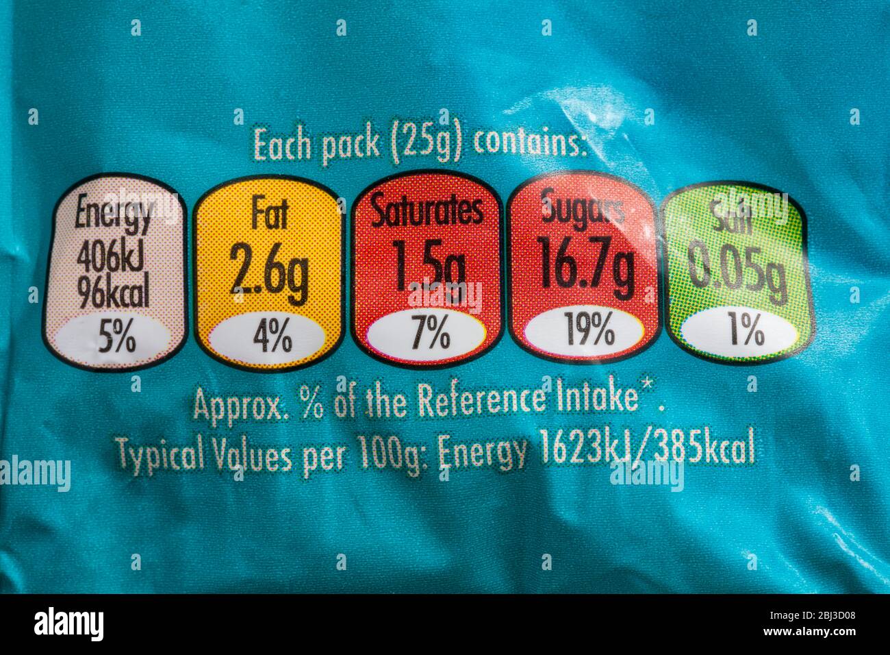 Nutritional information chocolate hi-res stock photography and images - Alamy