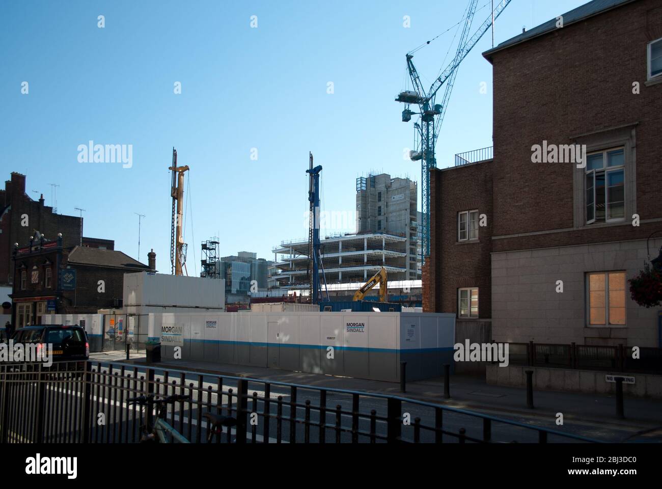 Construction Site Under Construction Foundations 12 Hammersmith Grove