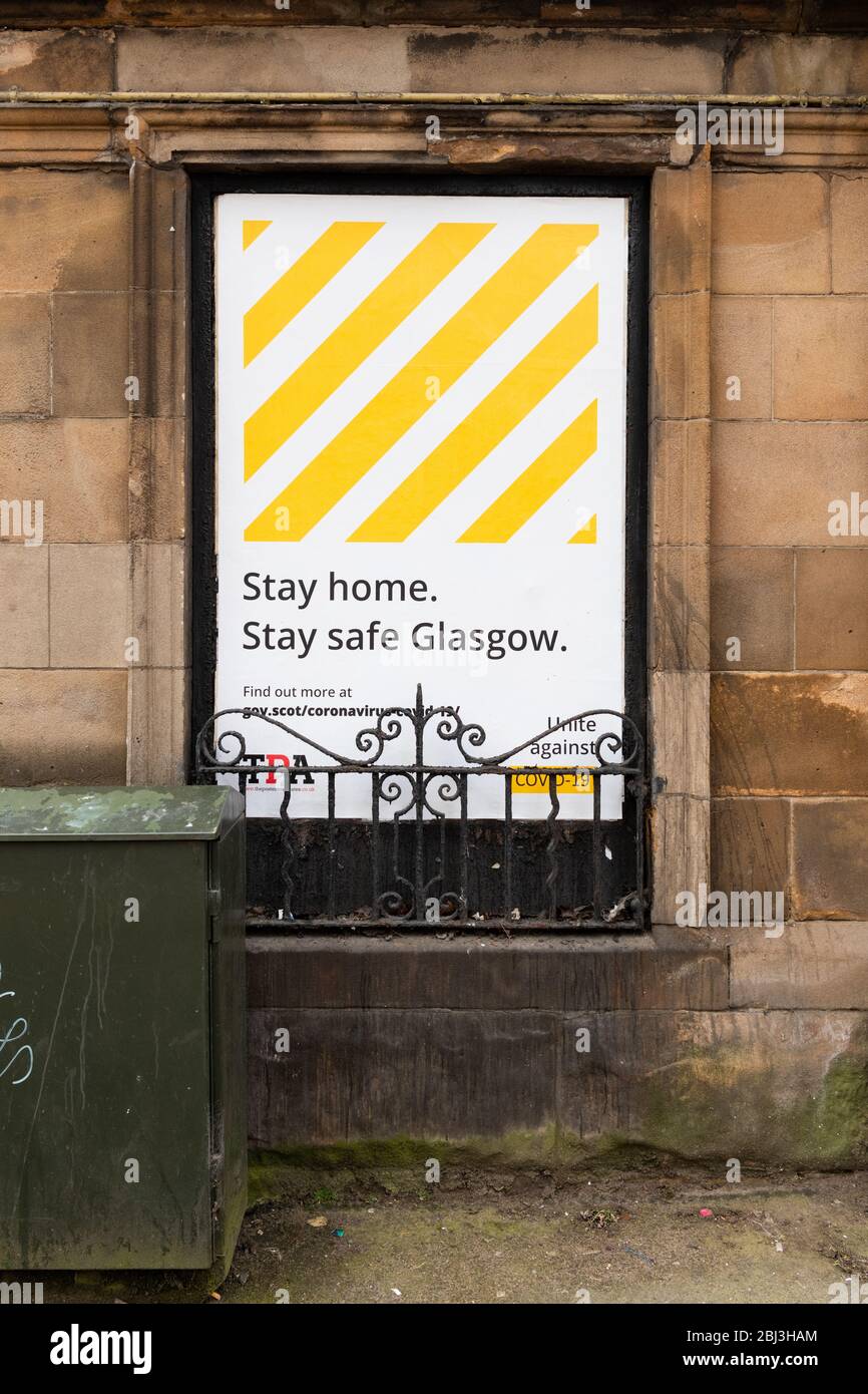 Glasgow, Scotland, UK. 28th Apr, 2020. Glasgow during Coronavirus