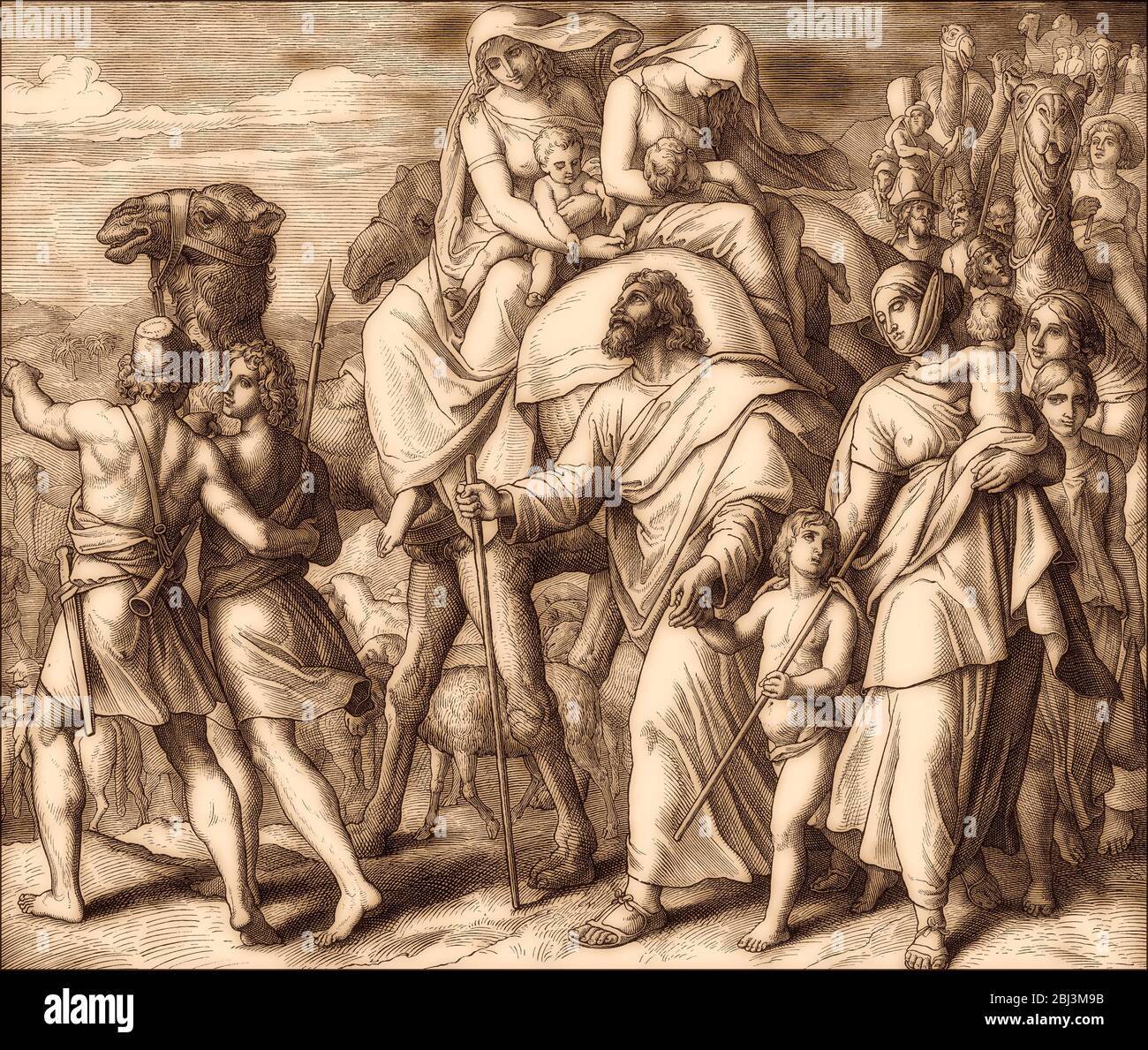 Jacob Flees Laban High Resolution Stock Photography And Images Alamy