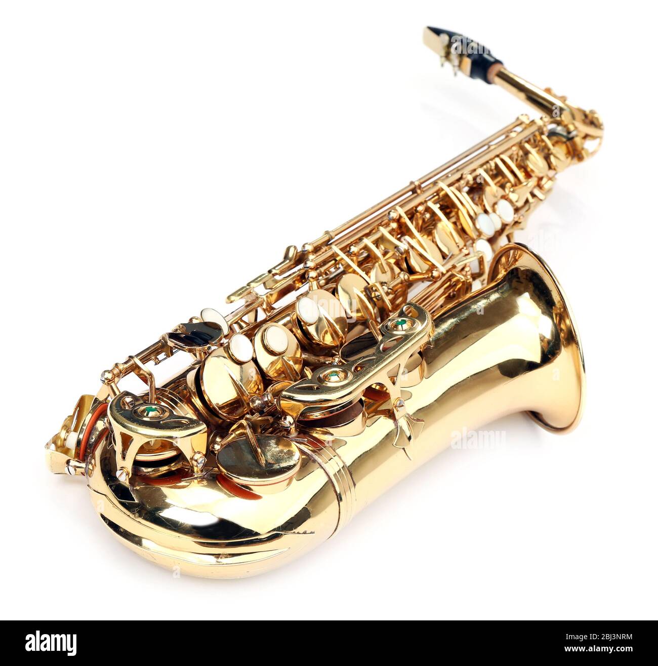 Closeup saxophone detail Cut Out Stock Images & Pictures - Alamy