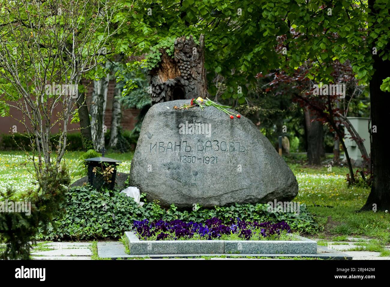 The tomb of Ivan Vazov at St. Sophia Church in Sofia, Bulgaria Stock ...