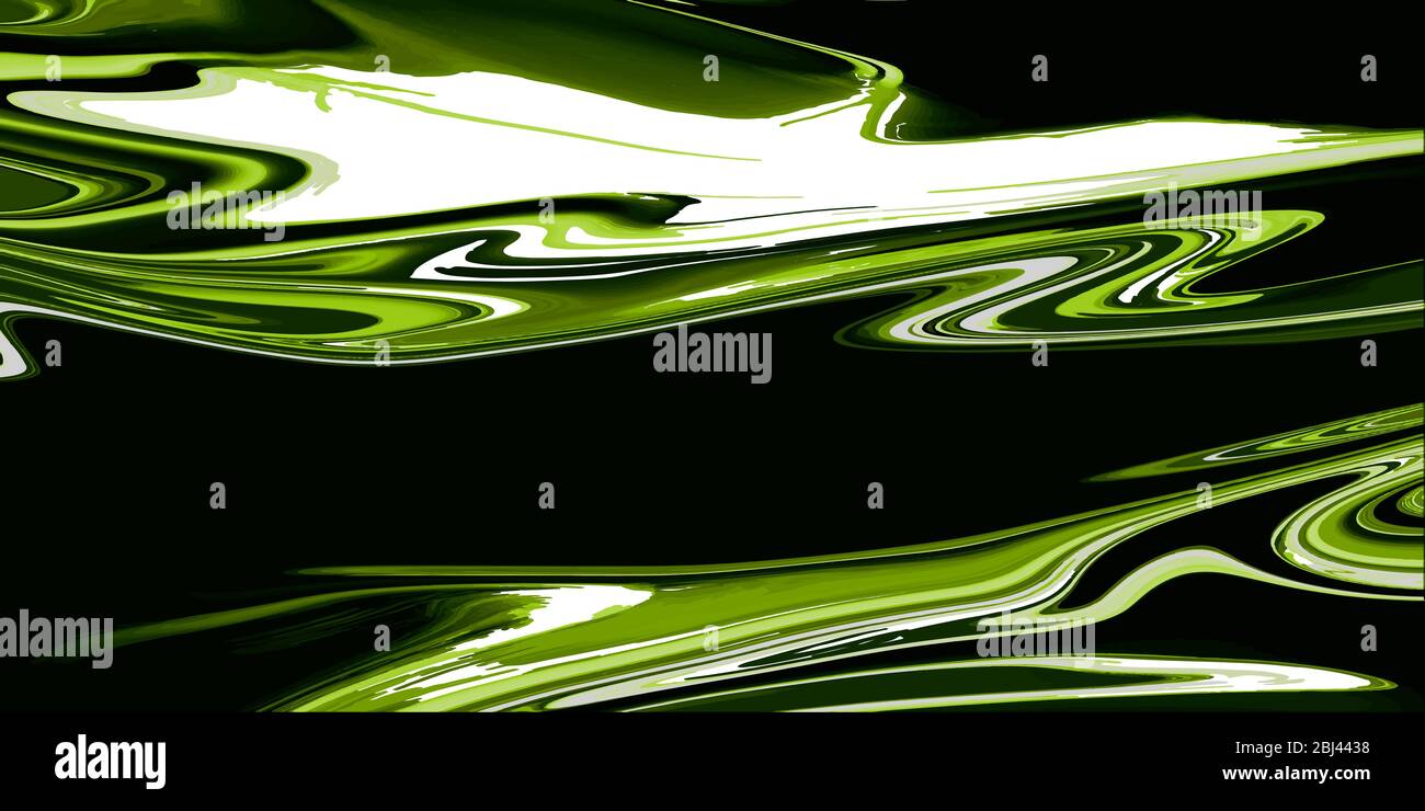 Abstract green pattern black background Stock Vector Images - Alamy