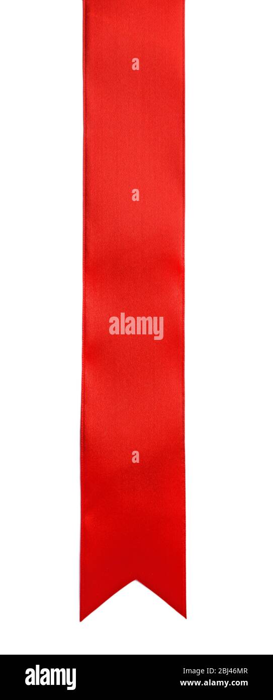 Red Ribbon Isolated Red ribbon isolated on white Stock Photo - Alamy