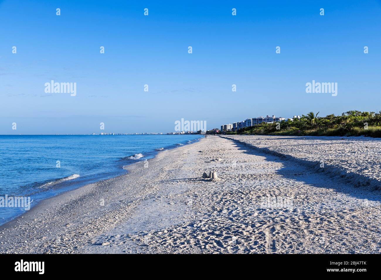Barefoot Beach at Bonita Springs in Florida Stock Photo Alamy